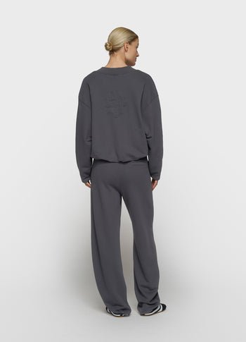 Banana Hose aus Baumwolle | steel blue
