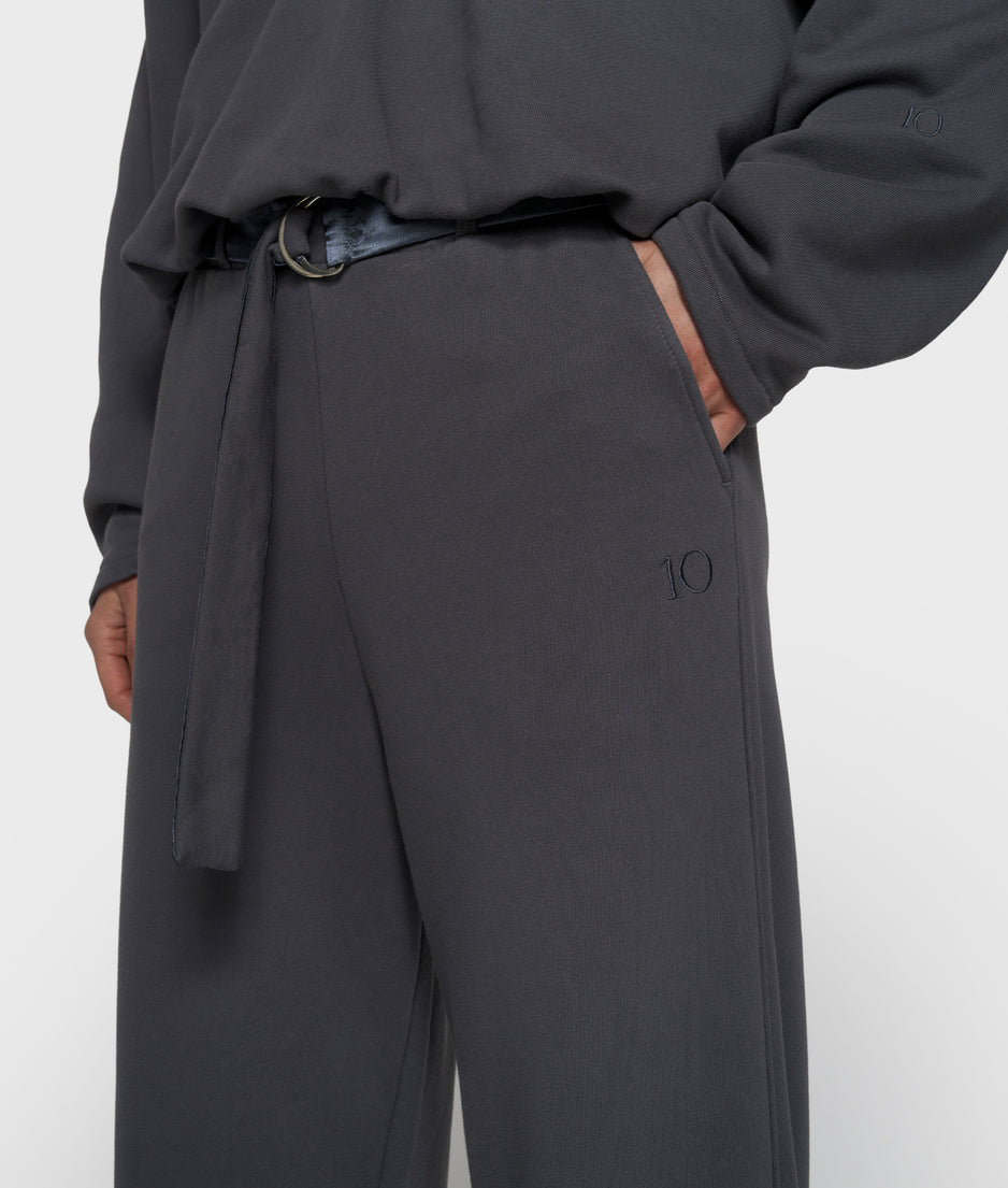 Banana Hose aus Baumwolle | steel blue