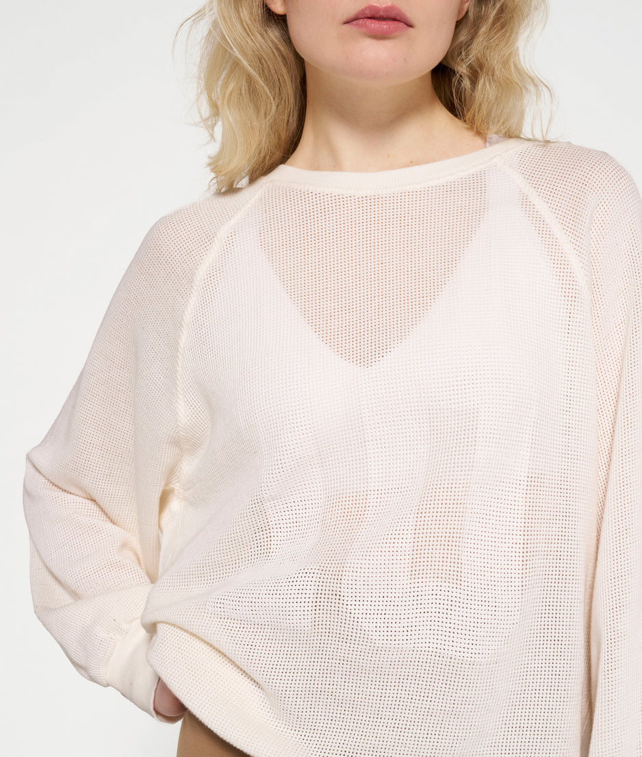 tunic mesh | ecru