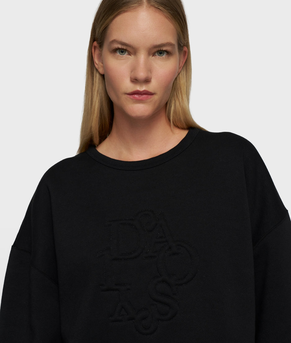 long sweater curly 10 | black