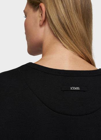 long sweater curly 10 | black