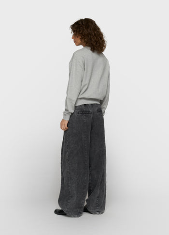 Petite Sweater | light grey melee