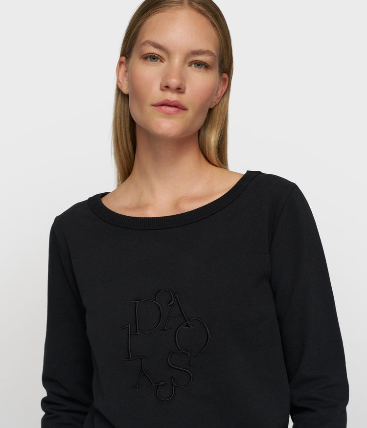 easy logo sweater | black