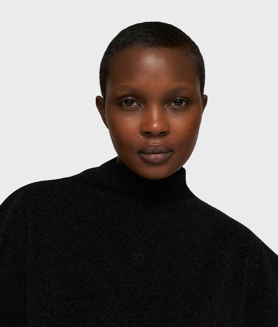 sleeveless top sparkle | black