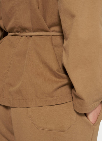 wellness jacket | cedar brown