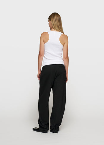 tank top pearls | white