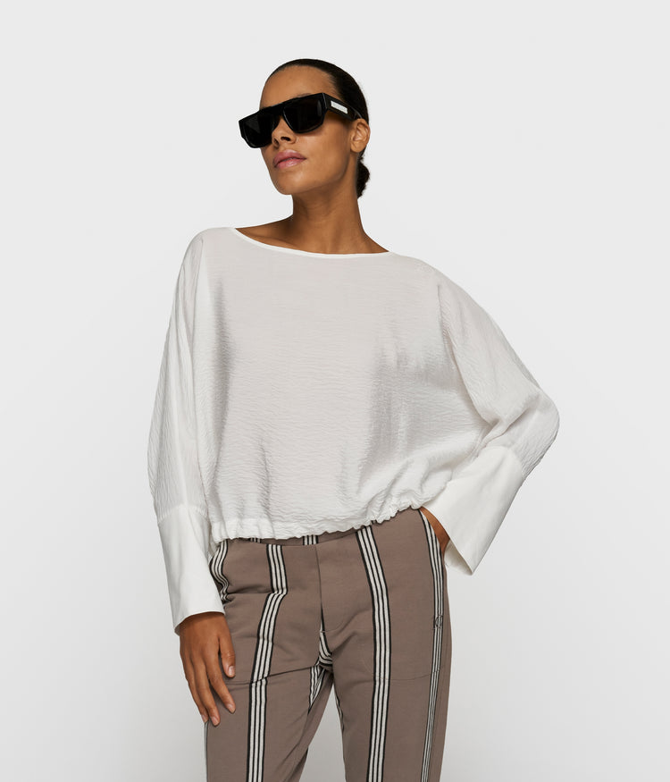 batwing top | ecru