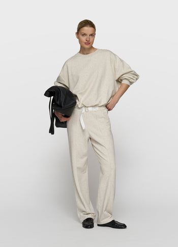 10DAYS Sweater | soft white melee