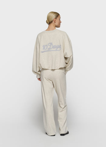 10DAYS Sweater | soft white melee