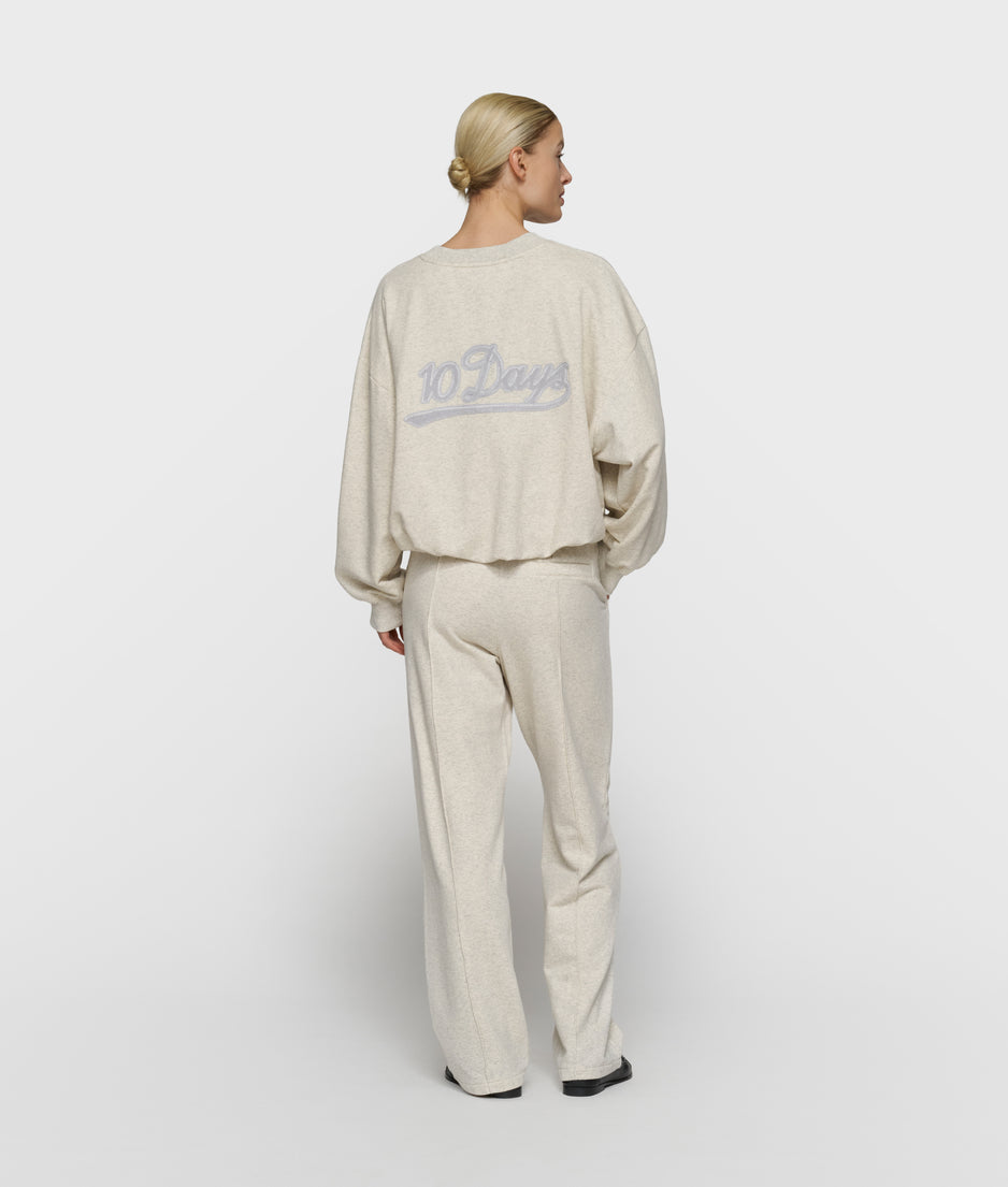 10DAYS Sweater | soft white melee