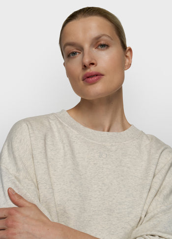 10DAYS Sweater | soft white melee