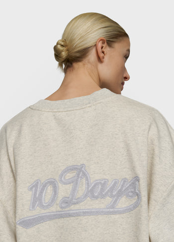10DAYS Sweater | soft white melee