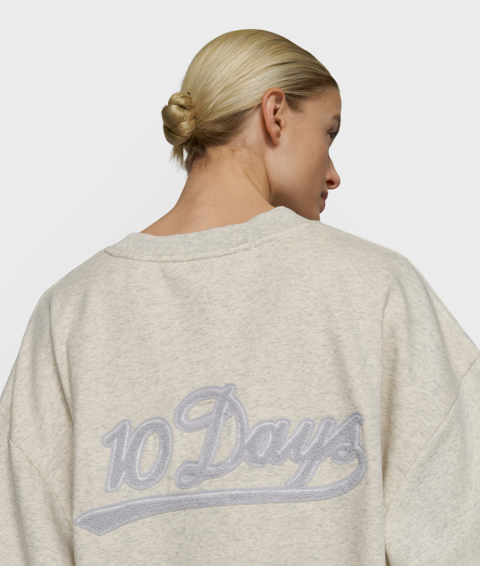 10DAYS Sweater | soft white melee