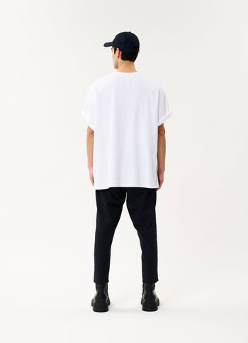 Human heavy jersey tee | white