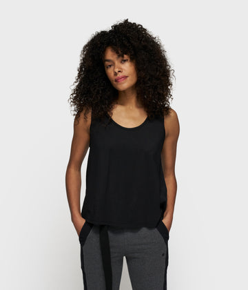 tank top jersey | black