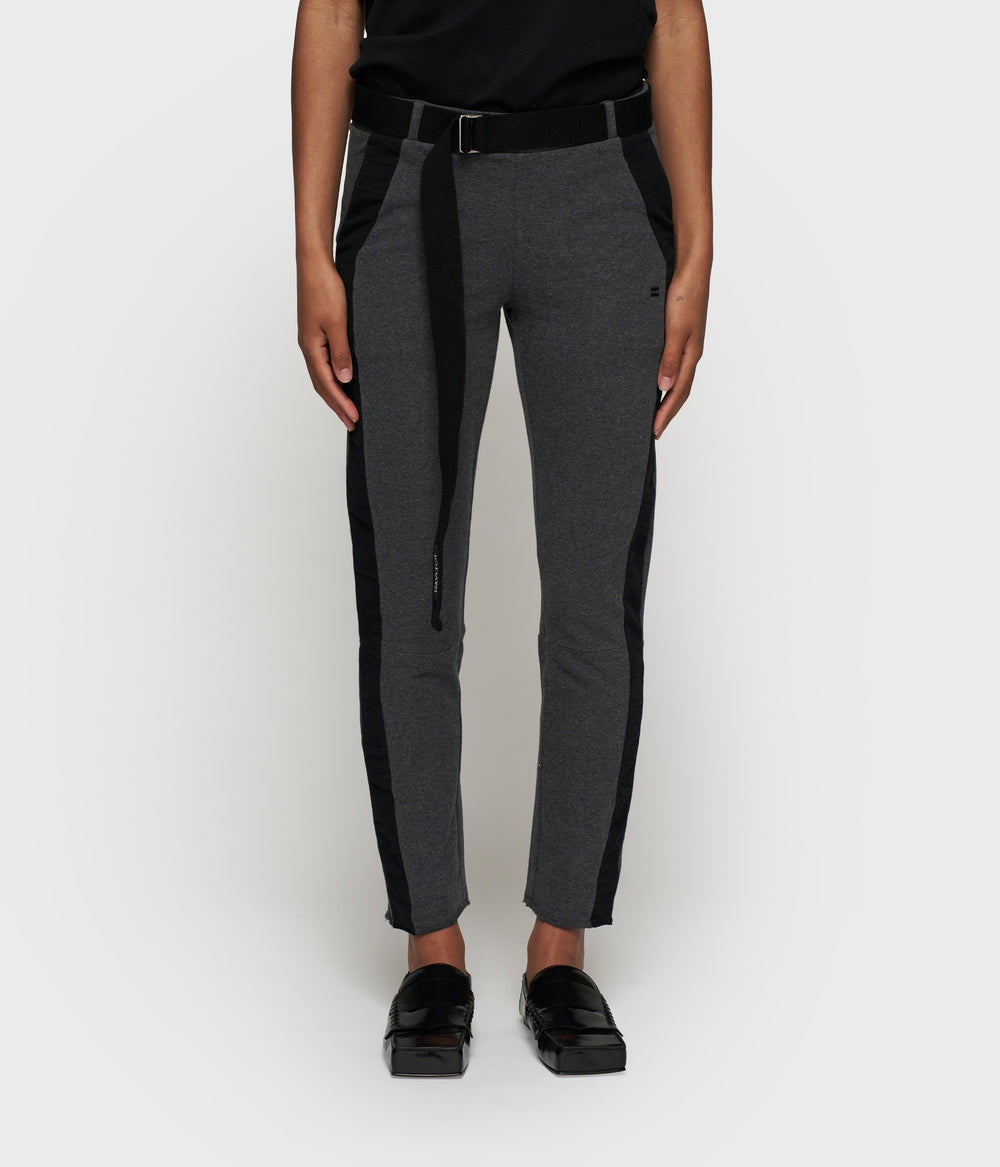 belted cropped jogger tape | antra melee