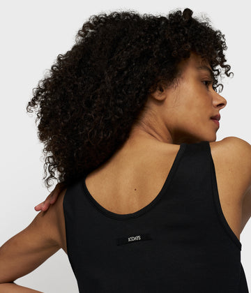 tank top jersey | black