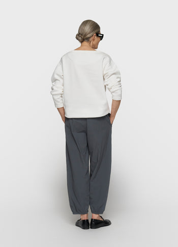petite statement sweater | ecru