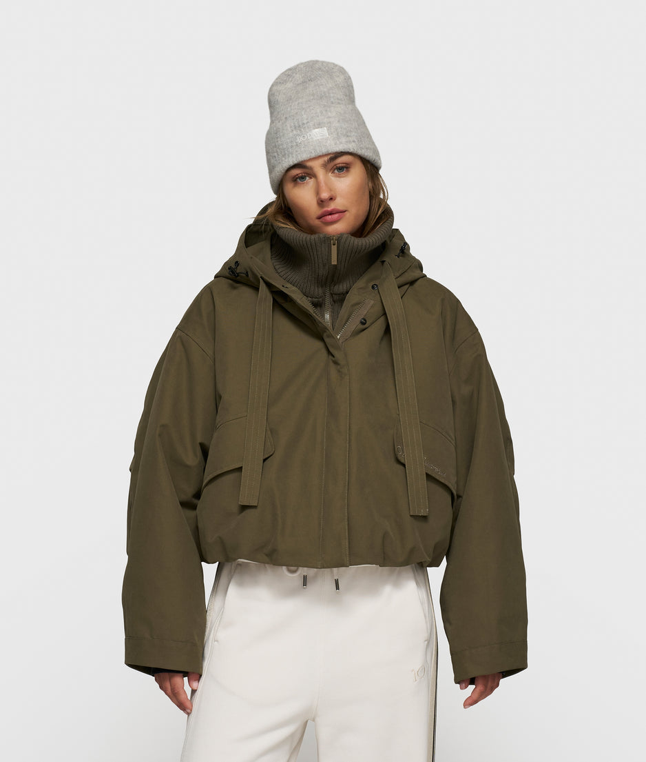 the queen parka | dark olive