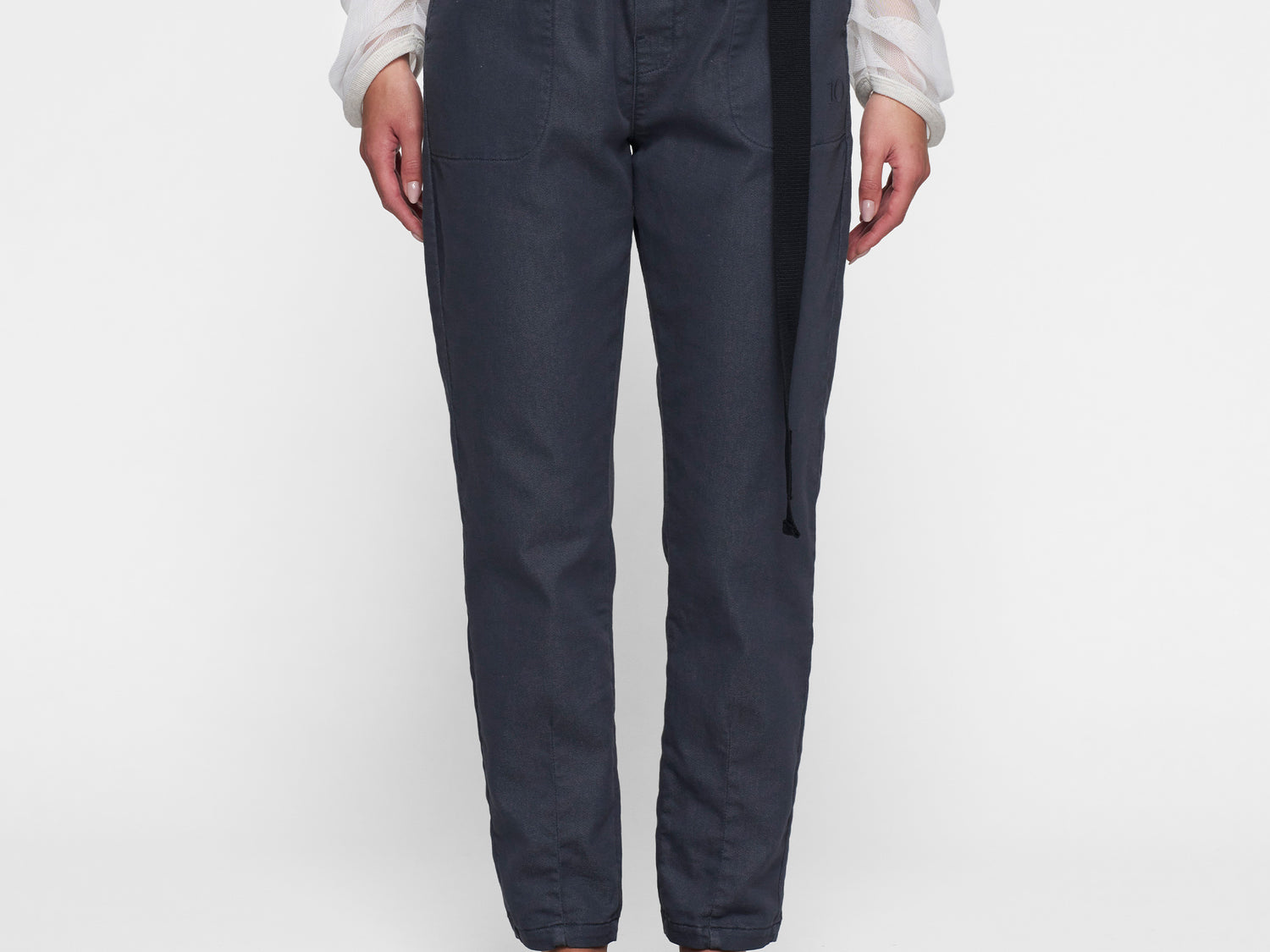 belted pants jog | yale blue