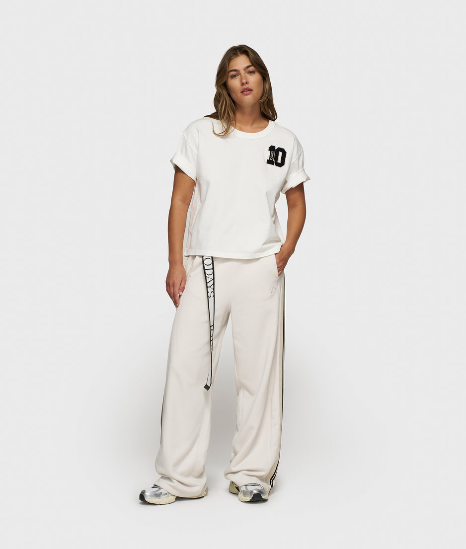 thick cotton tee 10 | ecru