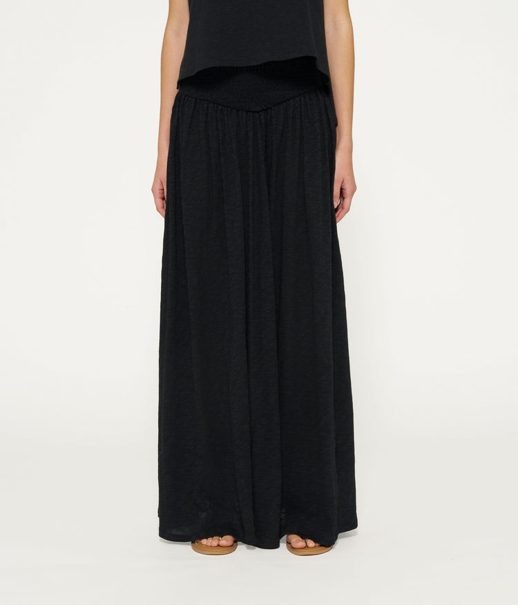 smock skirt | black