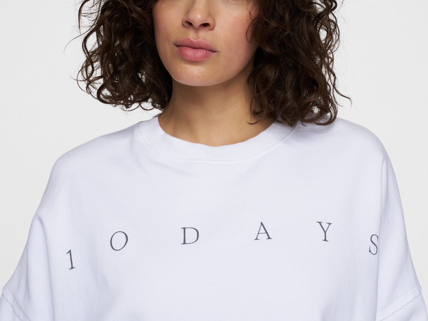 beach sweater | white