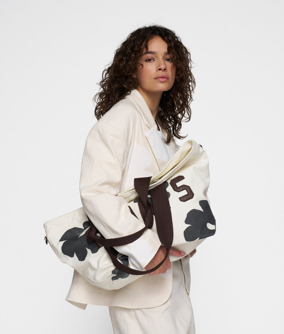 canvas shopper | ecru