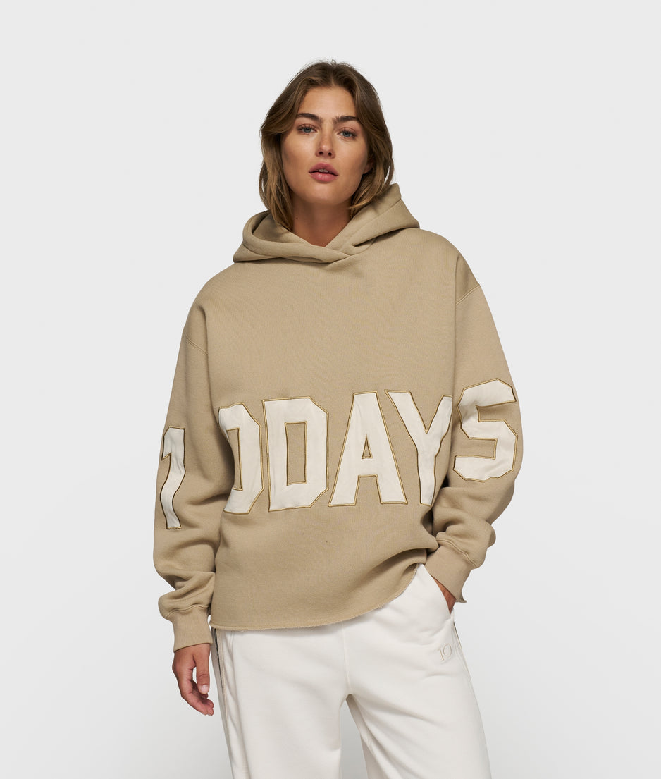 statement logo hoodie | earth