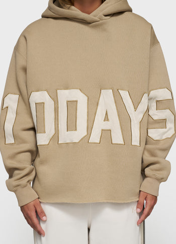 statement logo hoodie | earth