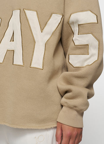 statement logo hoodie | earth