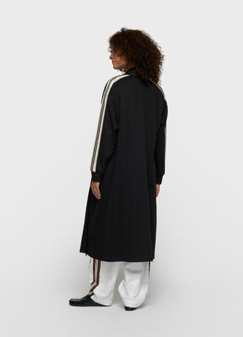 long track jacket | black