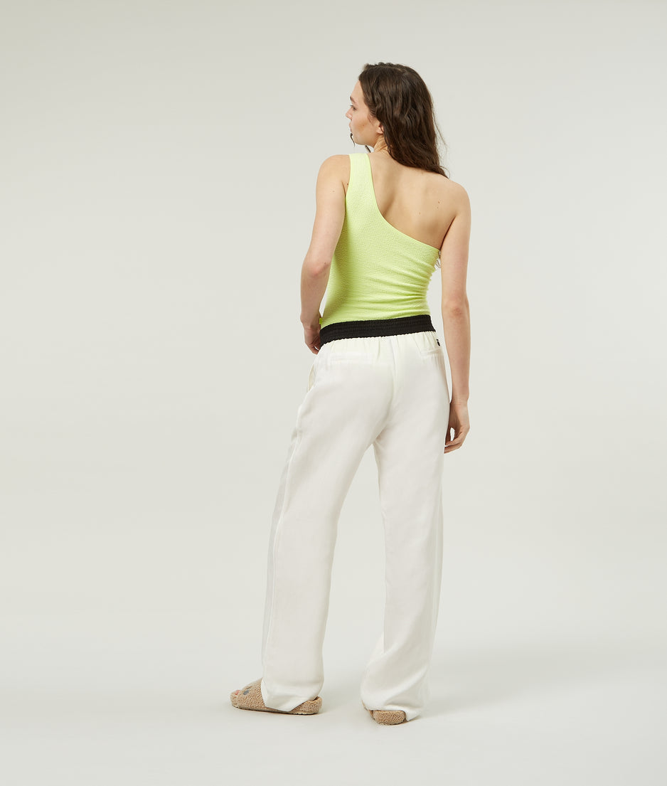 flowy pants | ecru