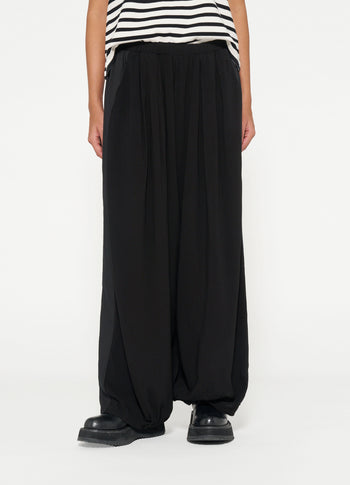 flowy pants | black