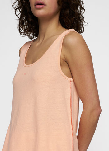 singlet linen | peach