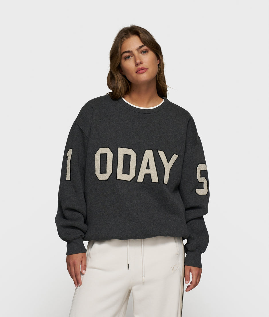 statement sweater logo patch | antra melee