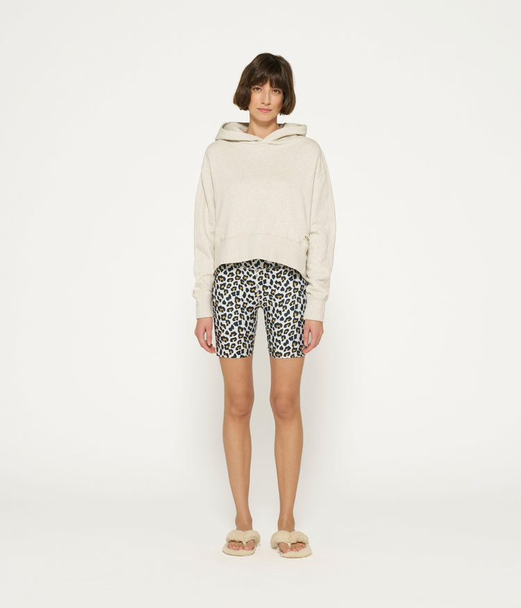 cycling shorts leopard | bone