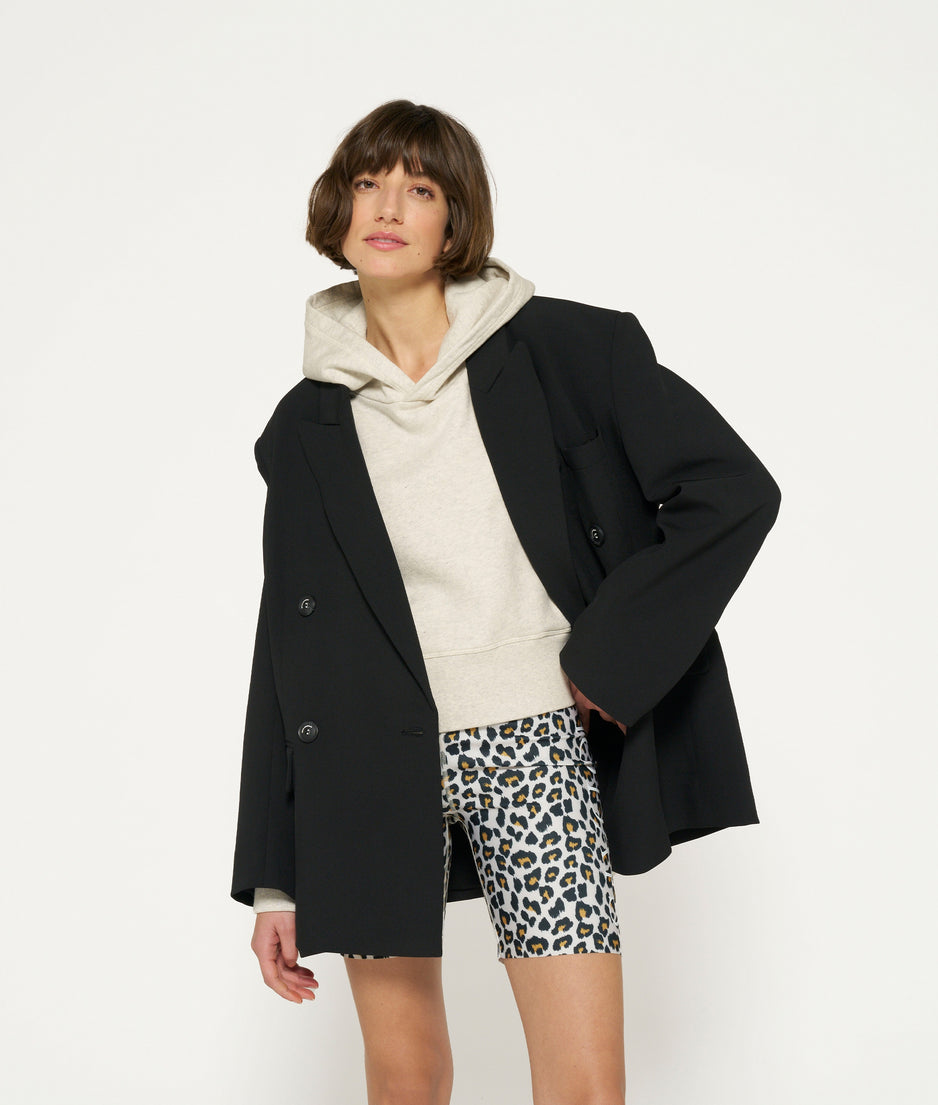 cycling shorts leopard | bone