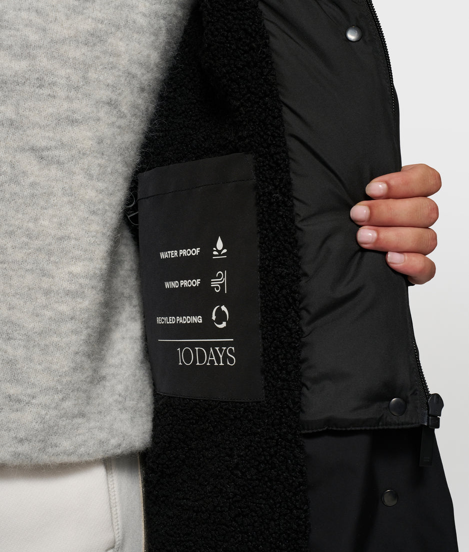 the cool coat | black