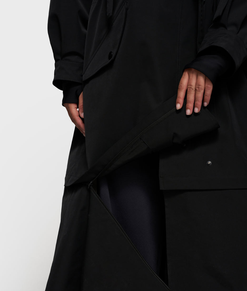 the famous raincoat | black