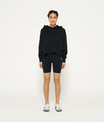 jersey cycling shorts | black