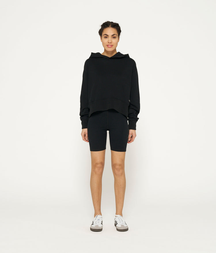 jersey cycling shorts | black