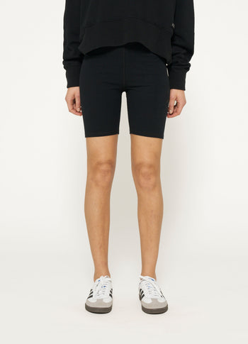 jersey cycling shorts | black