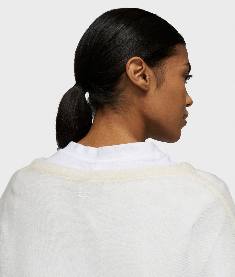 THE KNIT SWEATER | ecru