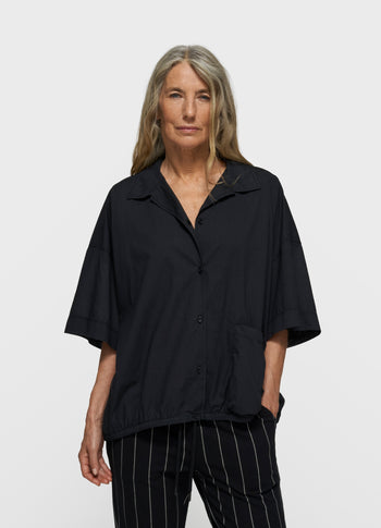 oversized blouse jacket | black