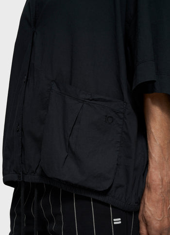 oversized blouse jacket | black