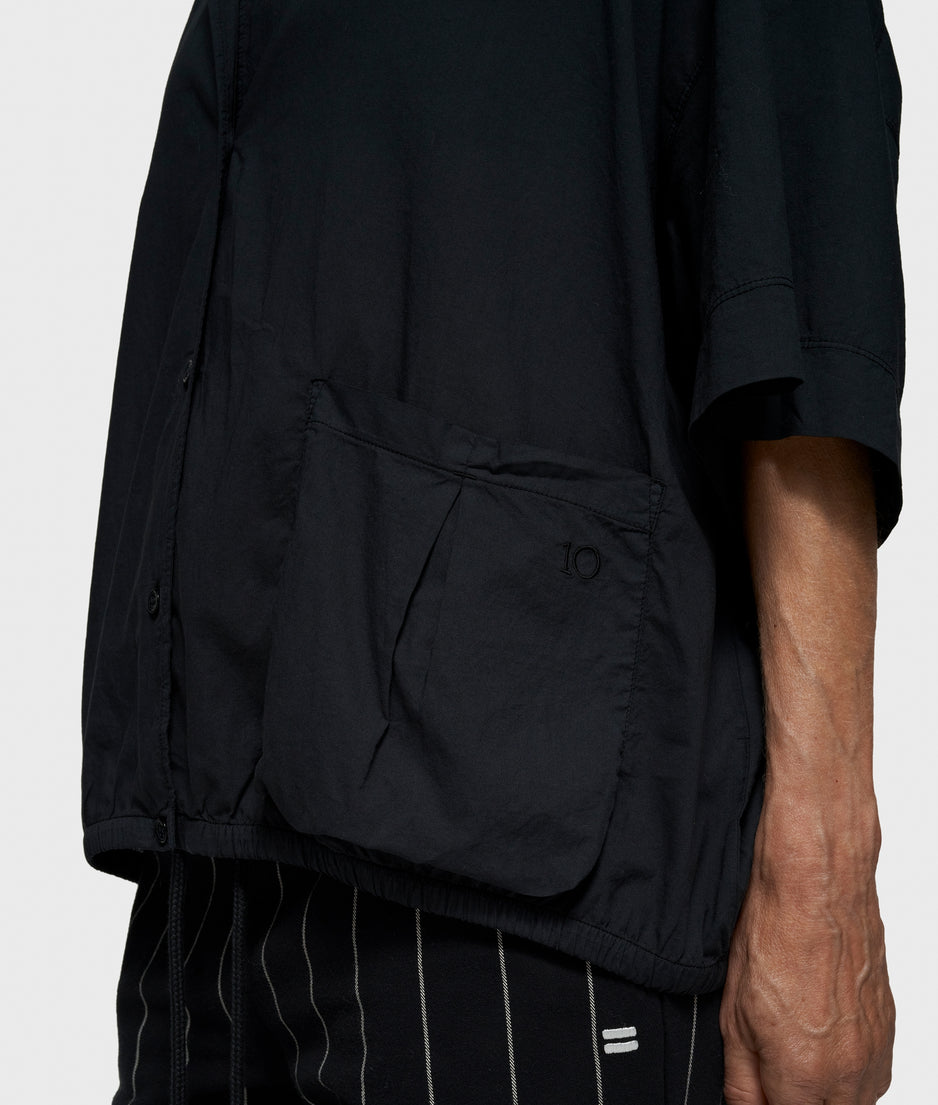 oversized blouse jacket | black