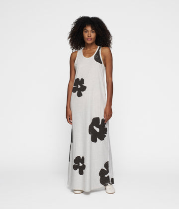 tanktop dress flower | soft white melee