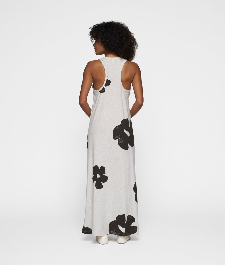 tanktop dress flower | soft white melee