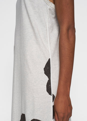 tanktop dress flower | soft white melee